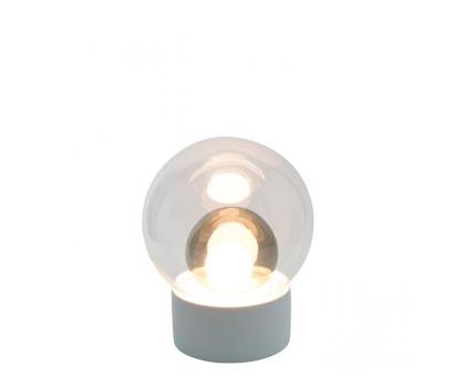Лампа декоративная 35.5 см белая / серо-прозрачная Boule Rosenthal