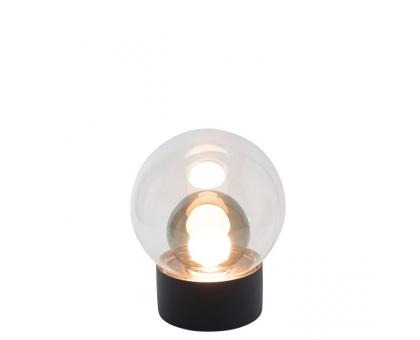 Лампа декоративная 35.5 см черная / прозрачно-серая Boule Rosenthal