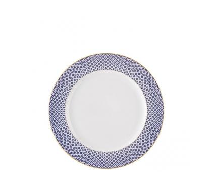 Тарелка для завтрака 22 см плоская Bleu Francis Carreau Rosenthal