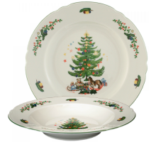 Набор тарелок 12 предметов Weihnachten Marie-Luise Seltmann
