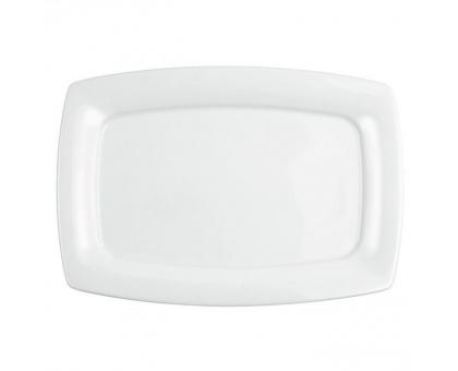 Тарелка плоская прямоугольная 35 х 24.5 см белая Savoy Seltmann