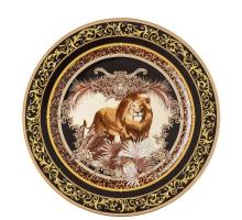 Декорация тарелка настенная 30 см, William Le R?gne Animal Versace