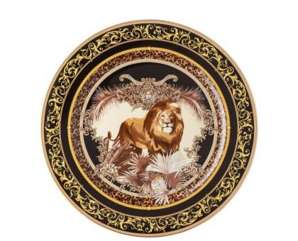 Декорация тарелка настенная 30 см, William Le R?gne Animal Versace