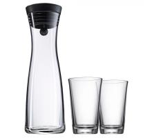 Графин для воды, черный 1,0 л + 2 стакана Basic WMF