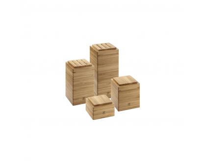 Набор подставок и контейнеров, бамбук, 4 шт.
